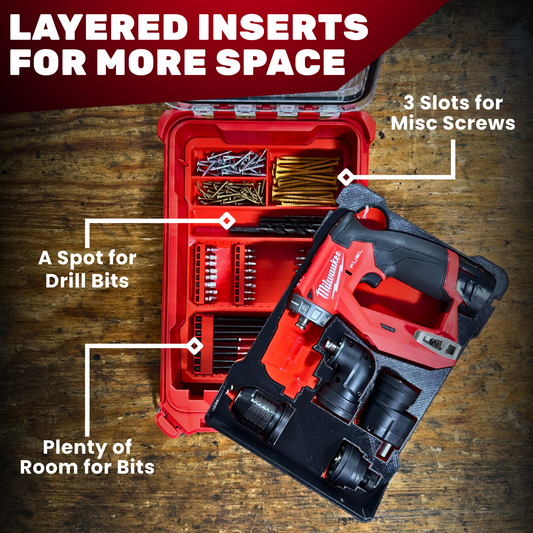 Ultimate M12 Install Drill/Driver Organization Kit - Box