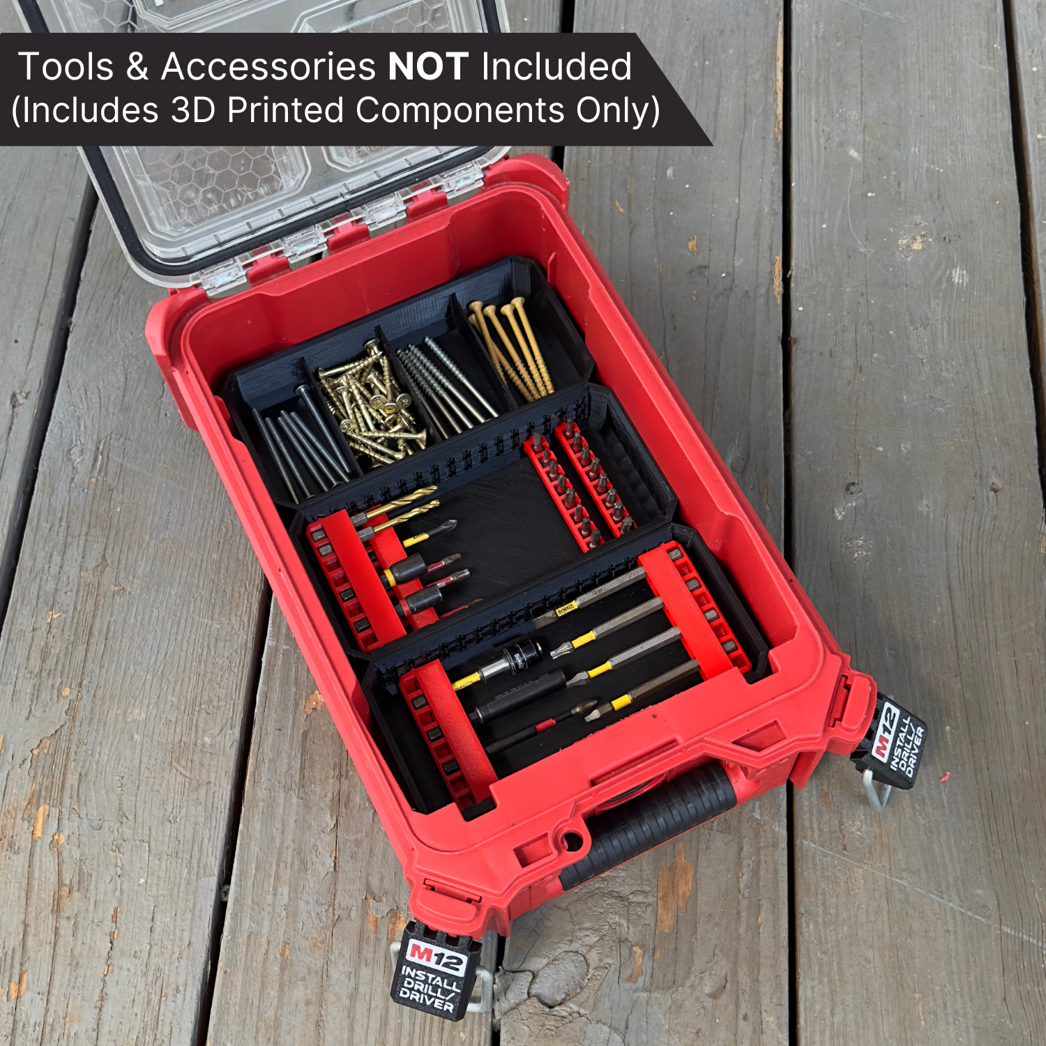 Ultimate M12 Install Drill/Driver Organization Kit - Box image 2