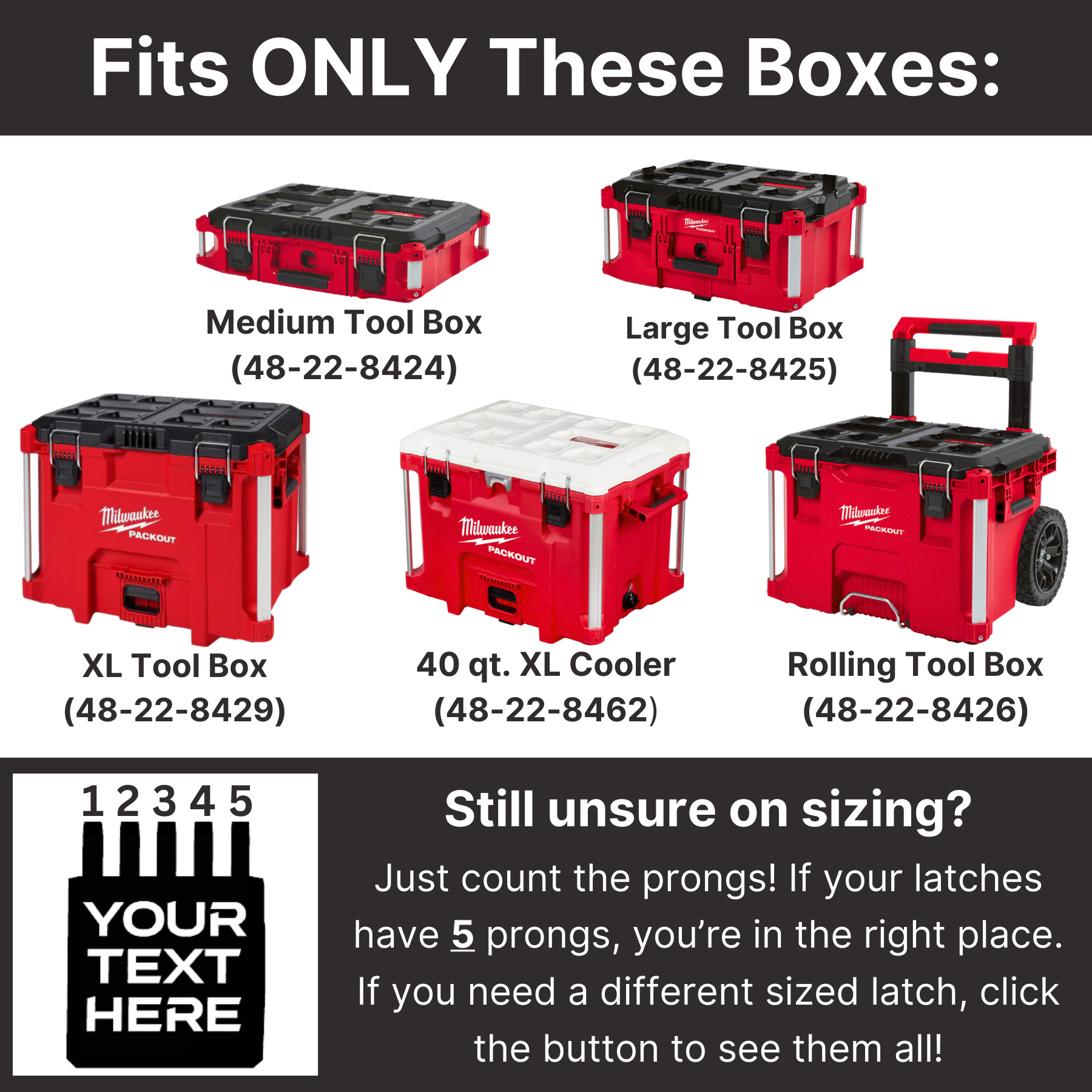 Custom Large Latches - Pair image 2