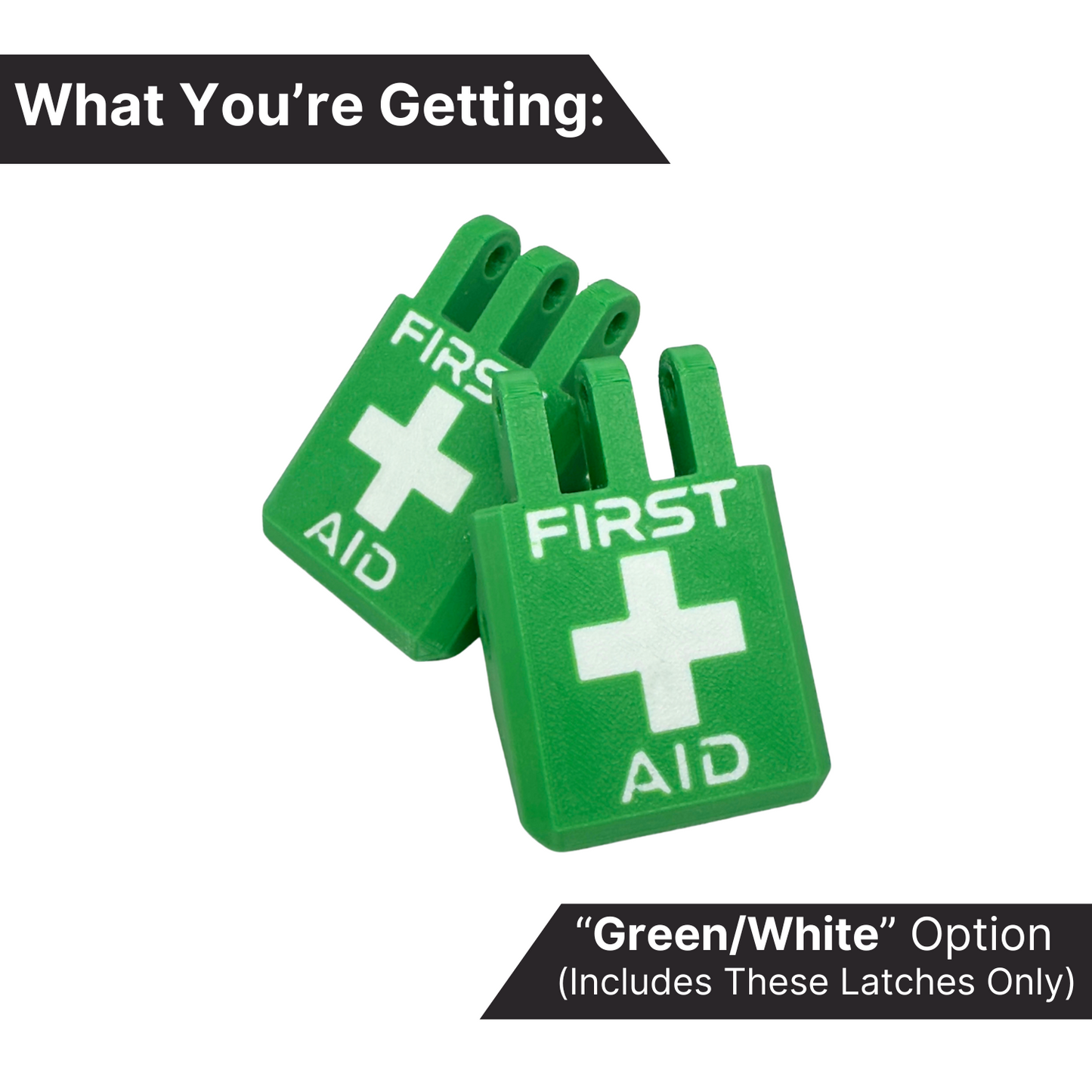 First Aid Small Latches - PAIR