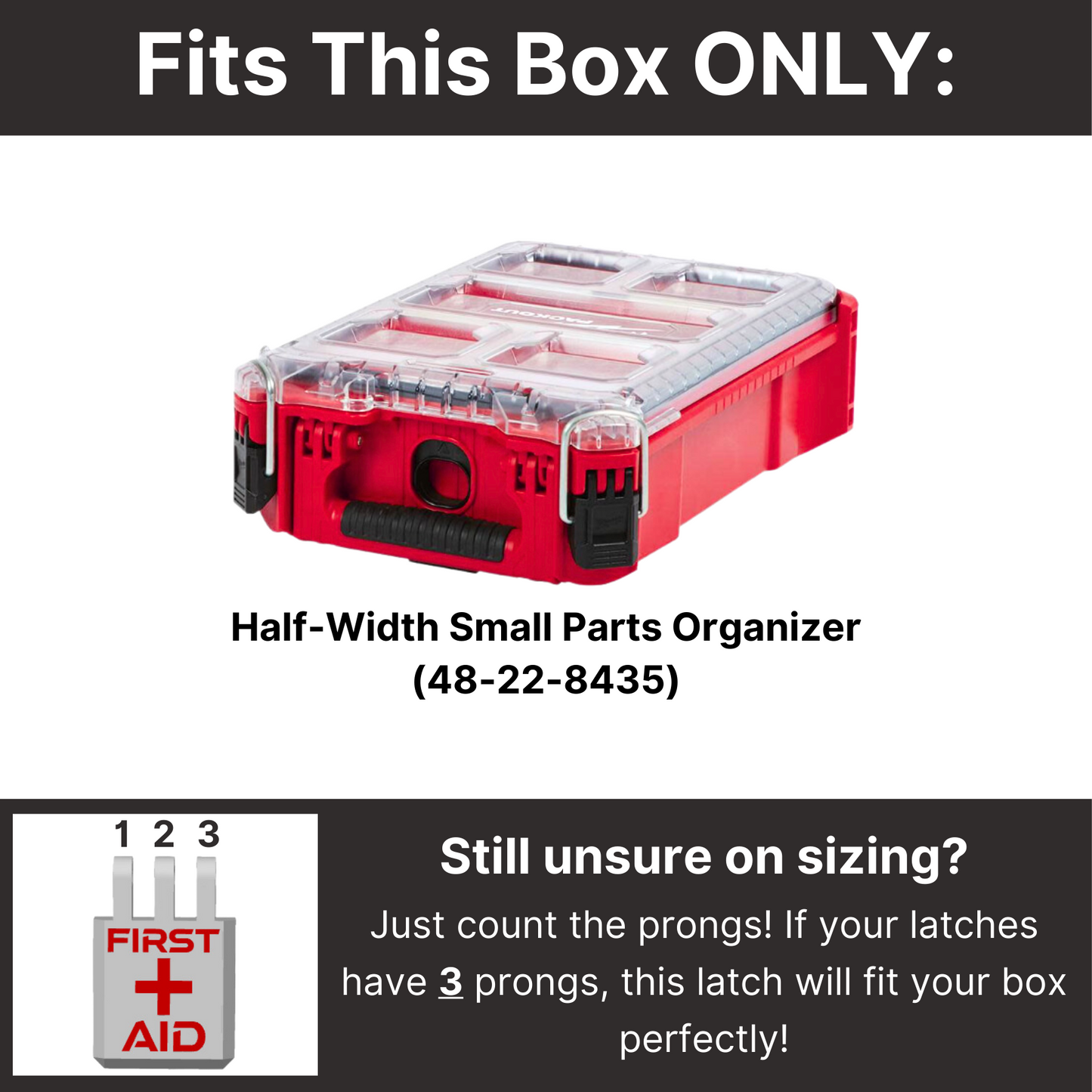 First Aid Small Latches - PAIR