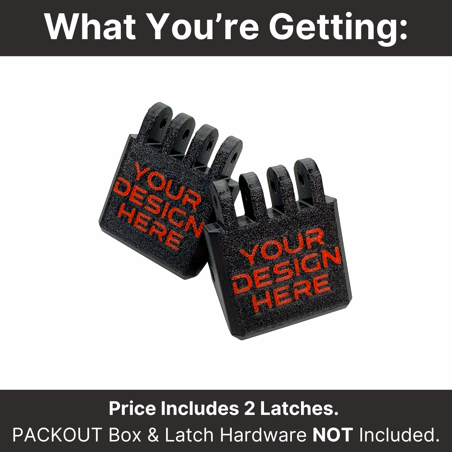 Custom Medium Latches - Pair image 1