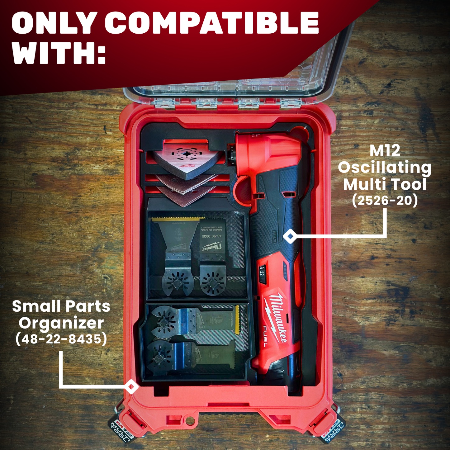 M12 Oscillating Multi Tool Organization Kit - Box