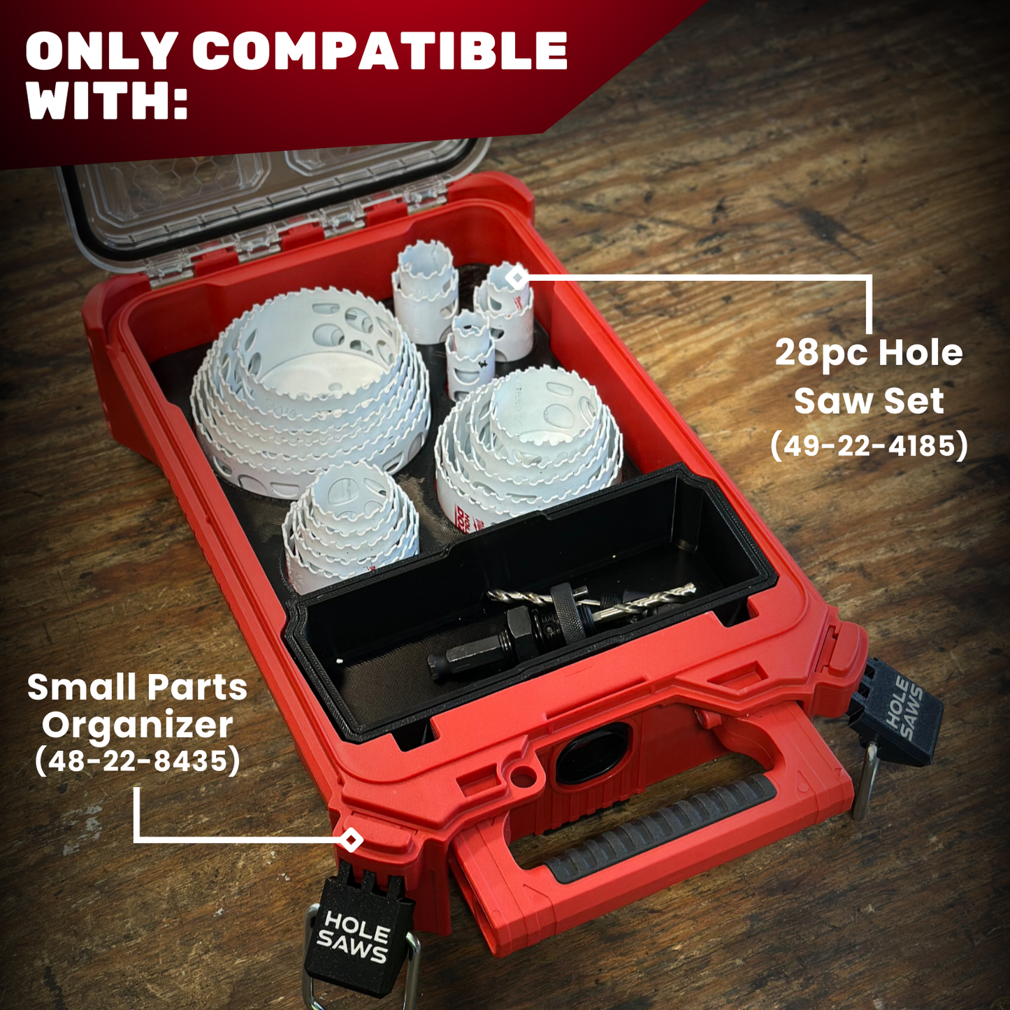 Hole Saw 28 pc Organization Kit - Packout Box