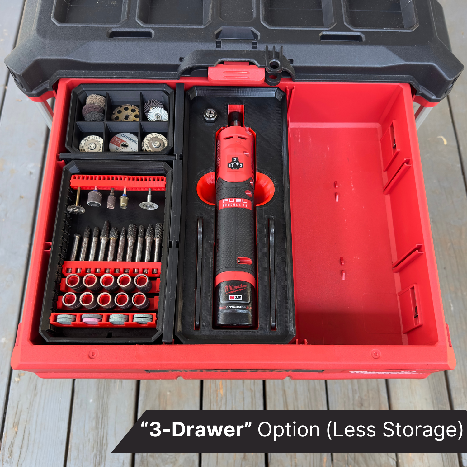 M12 Straight Die Grinder Ultimate Organization Kit - Drawers image 3