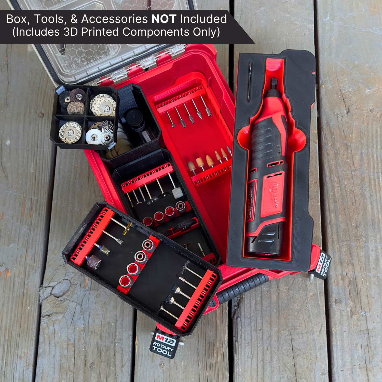 Ultimate M12 Rotary Tool Organization Kit - Box image 1