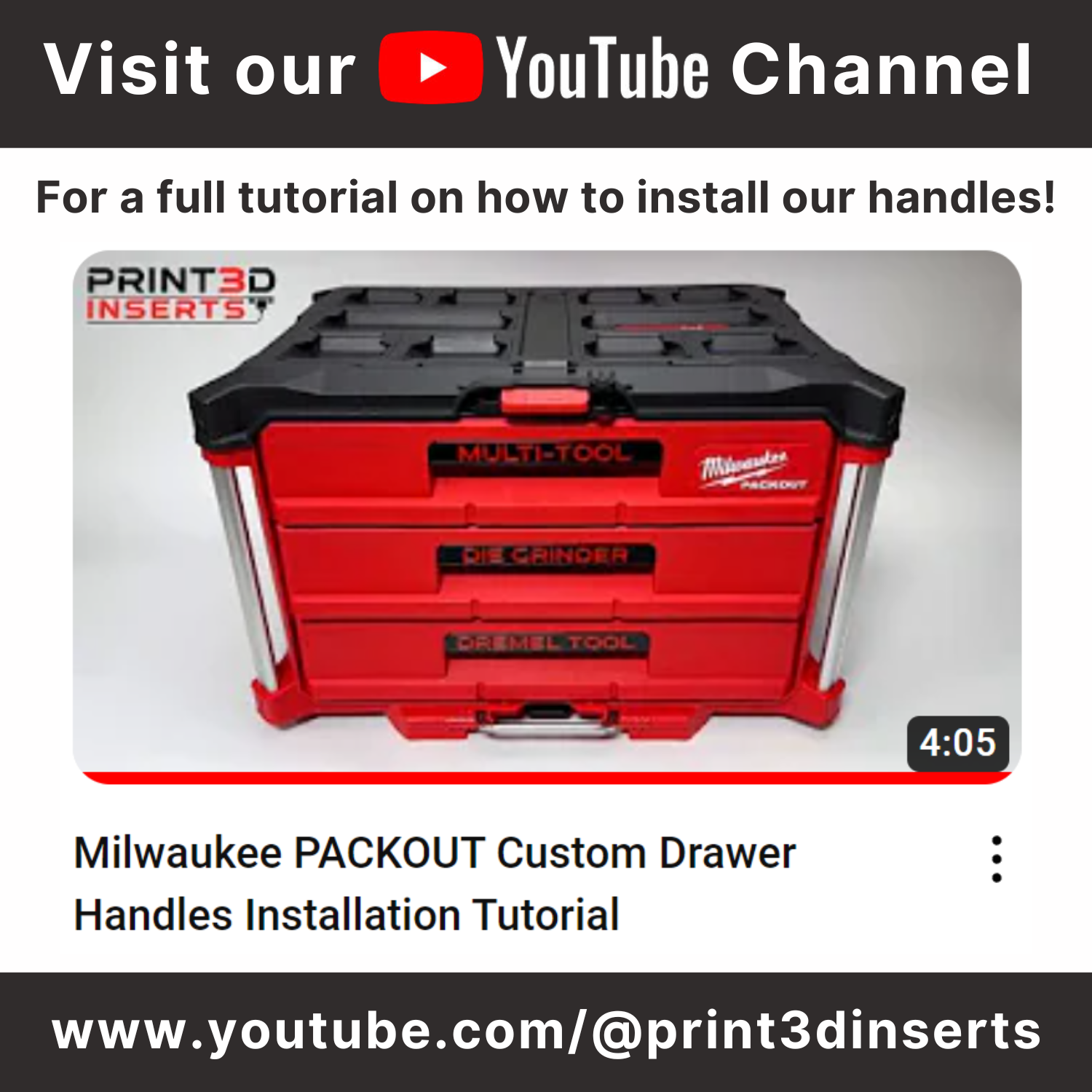 Ultimate M12 Laser Level 3-Plane Organization Kit - Drawers image 10