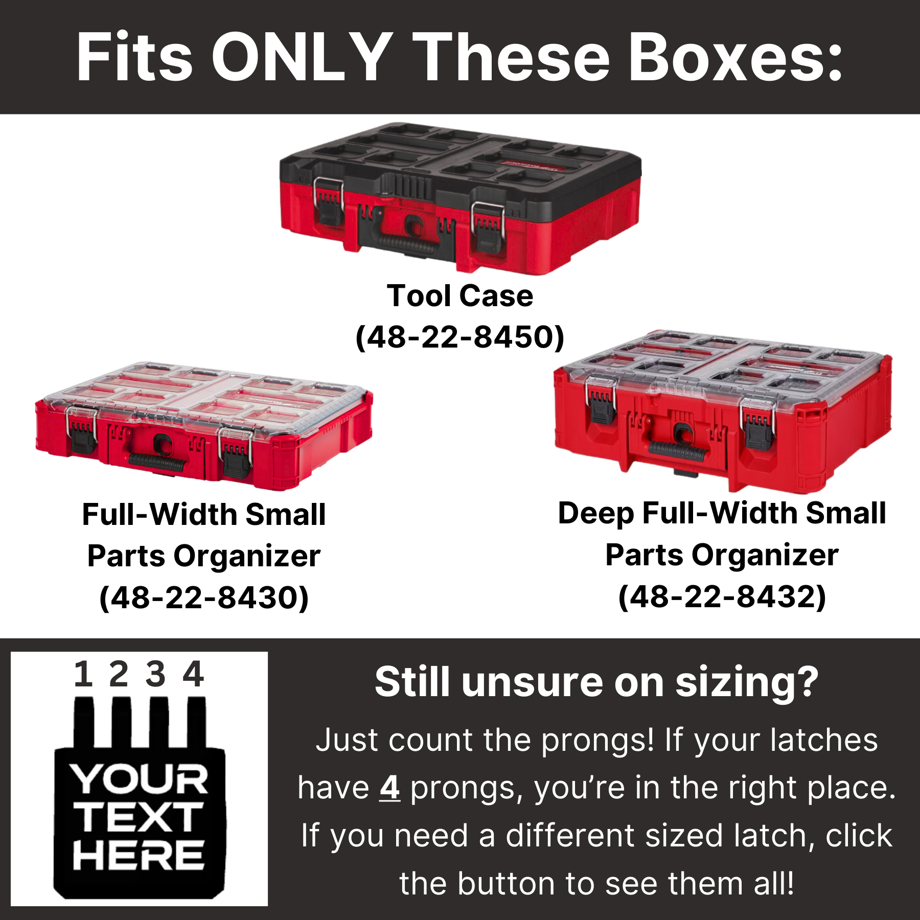 Custom Medium Latches - Pair image 2