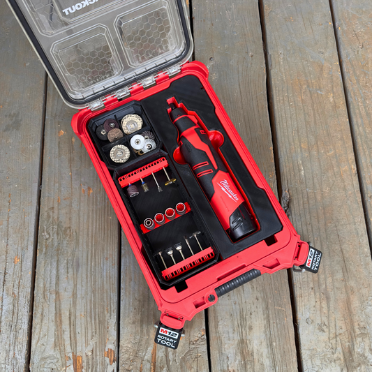 Ultimate NEW M12 Brushless Rotary Tool Organization Kit - Box