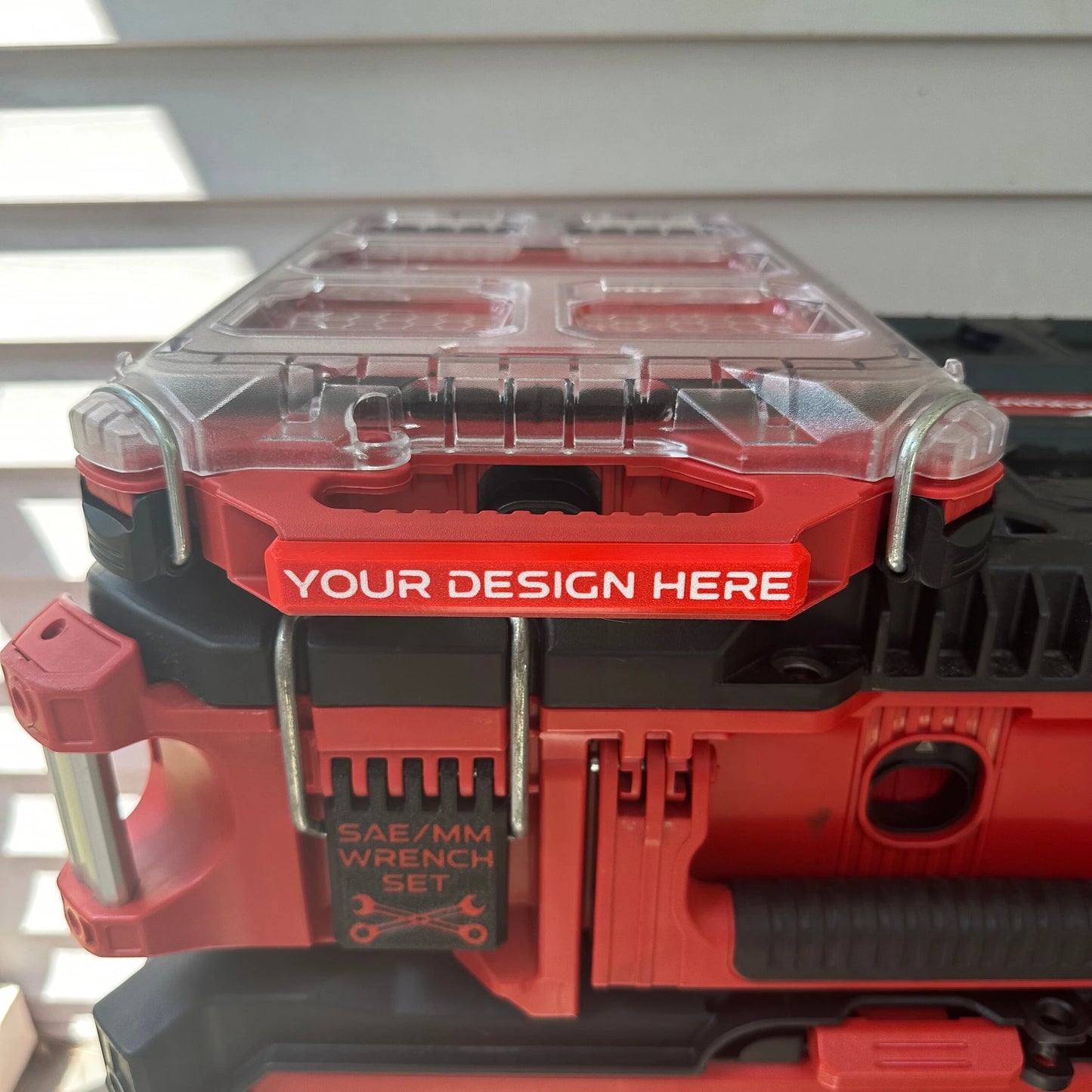 Custom Small Low-Profile Organizer Label