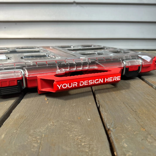 Custom Large Low-Profile Organizer Label