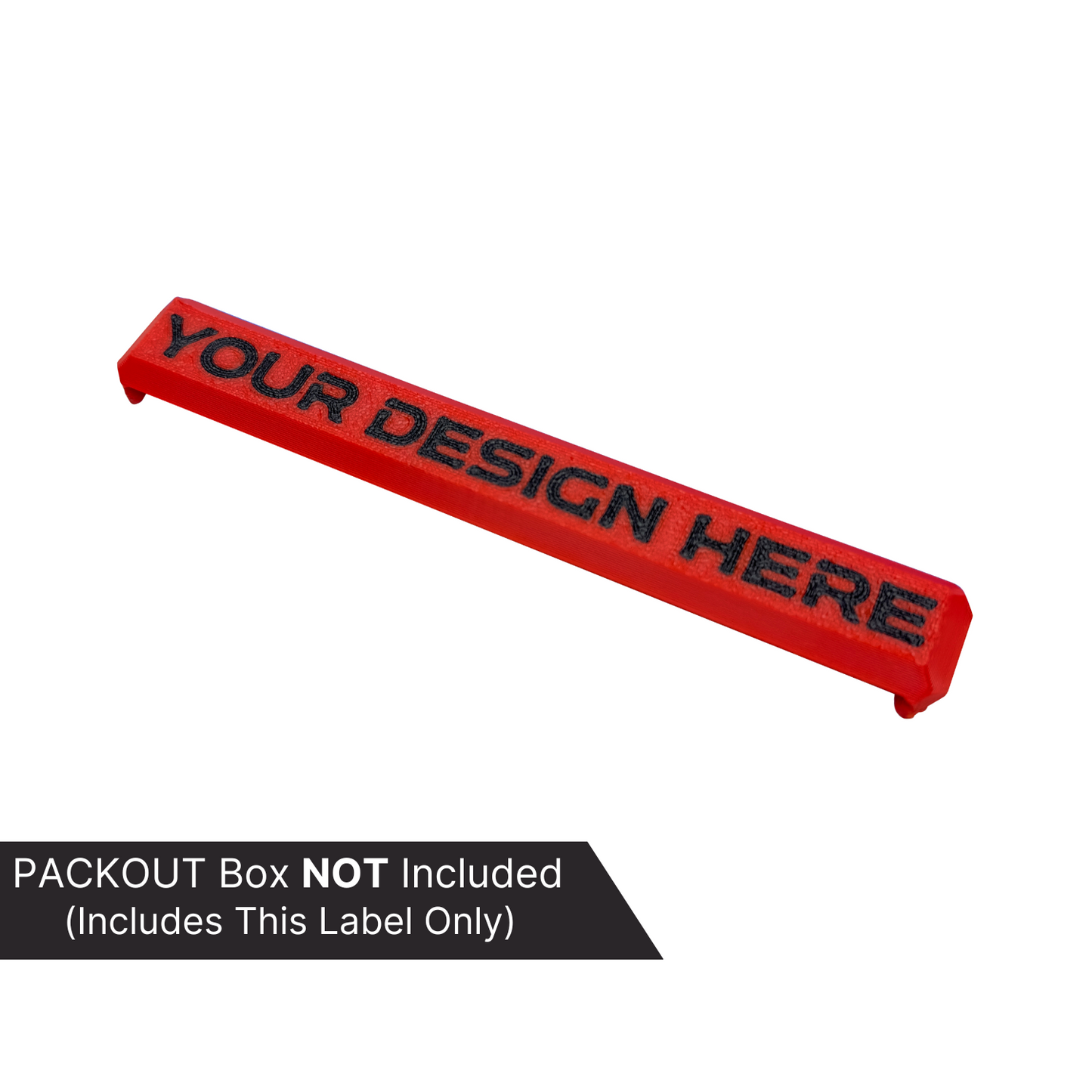 Custom Small Low-Profile Organizer Label