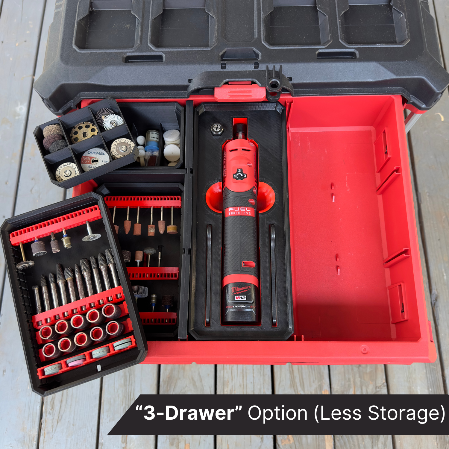 M12 Straight Die Grinder Ultimate Organization Kit - Drawers image 4