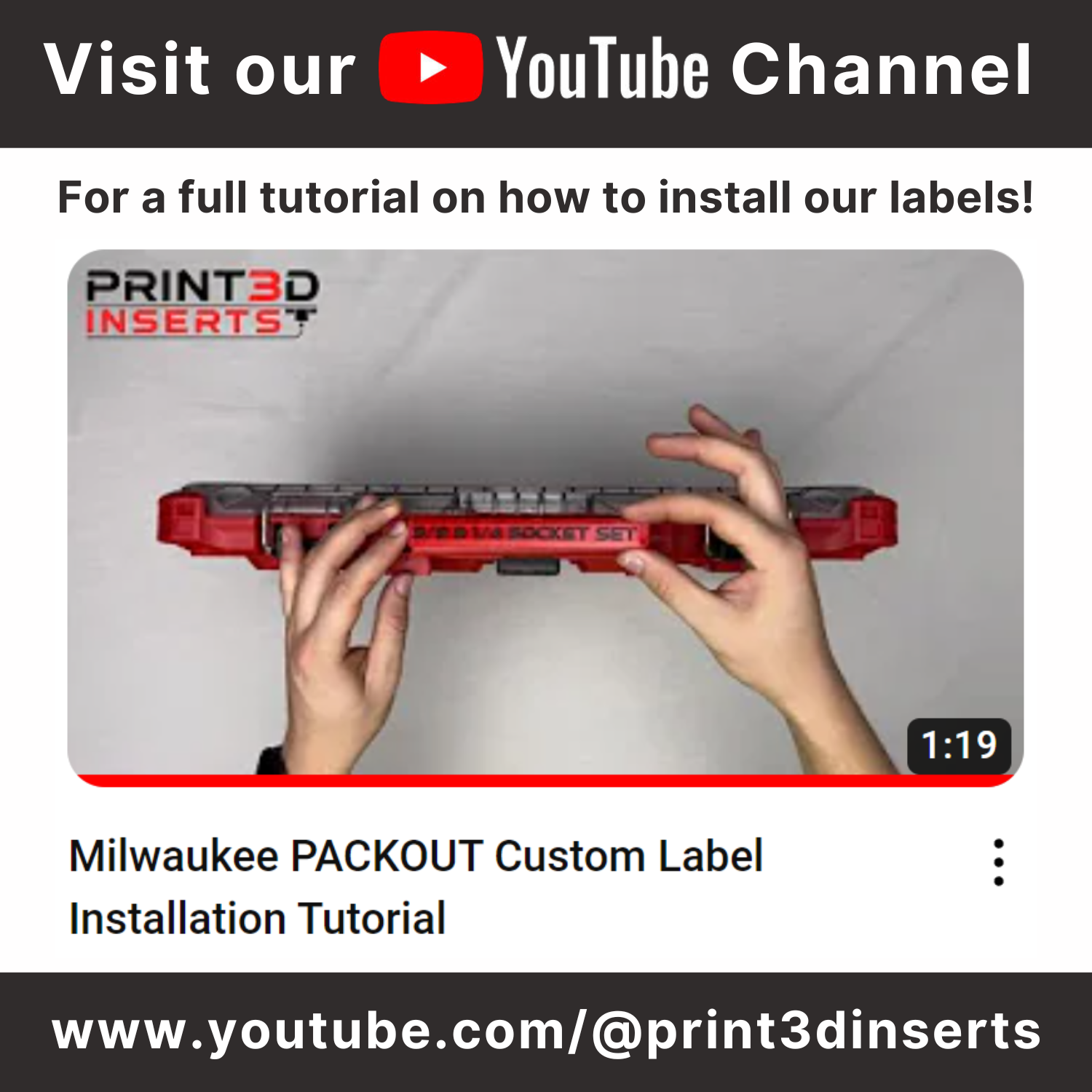 Custom Low-Profile Organizer Labels image 5