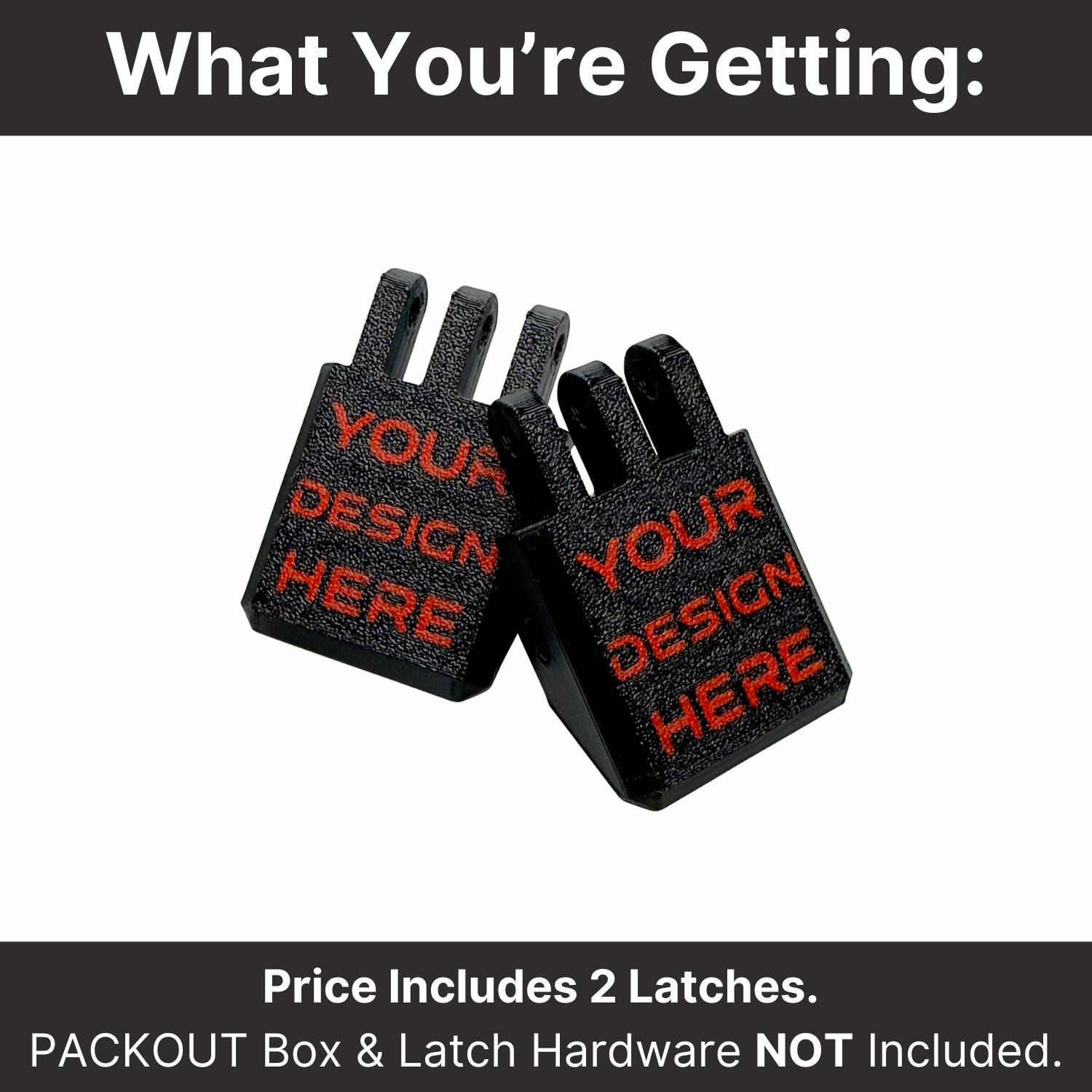 Custom Small Latches - Pair image 1