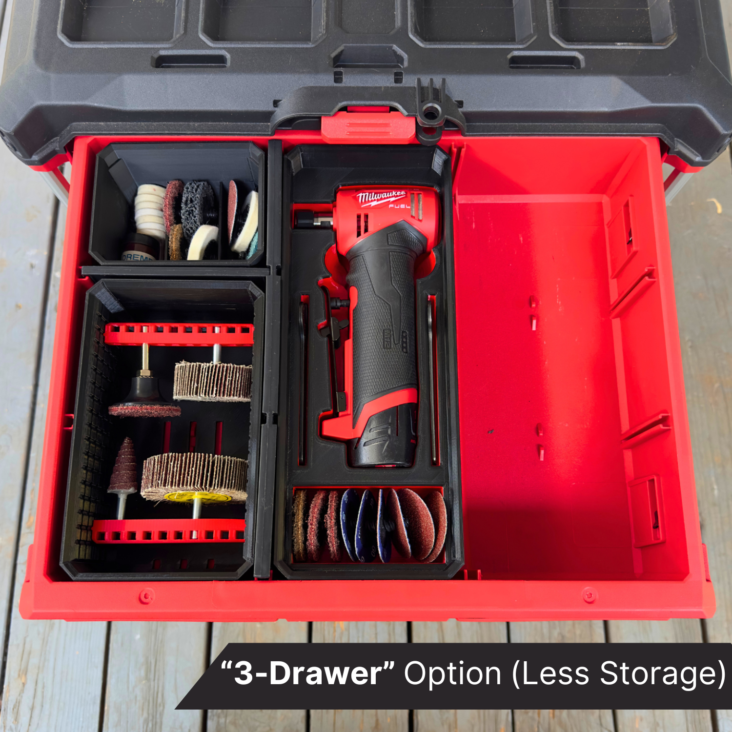 M12 90 Degree Die Grinder Organization Kit - Drawers image 3