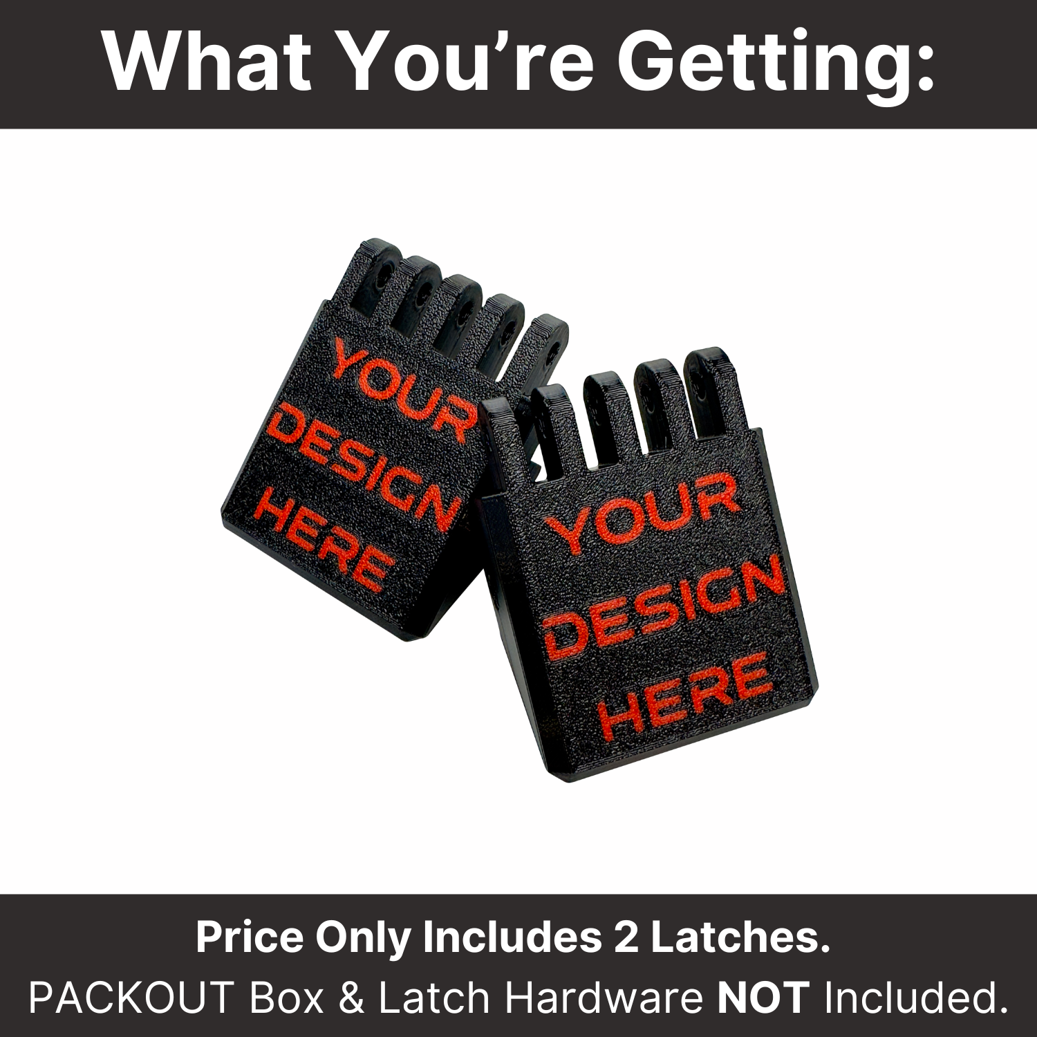 Custom Large Latches - Pair image 1