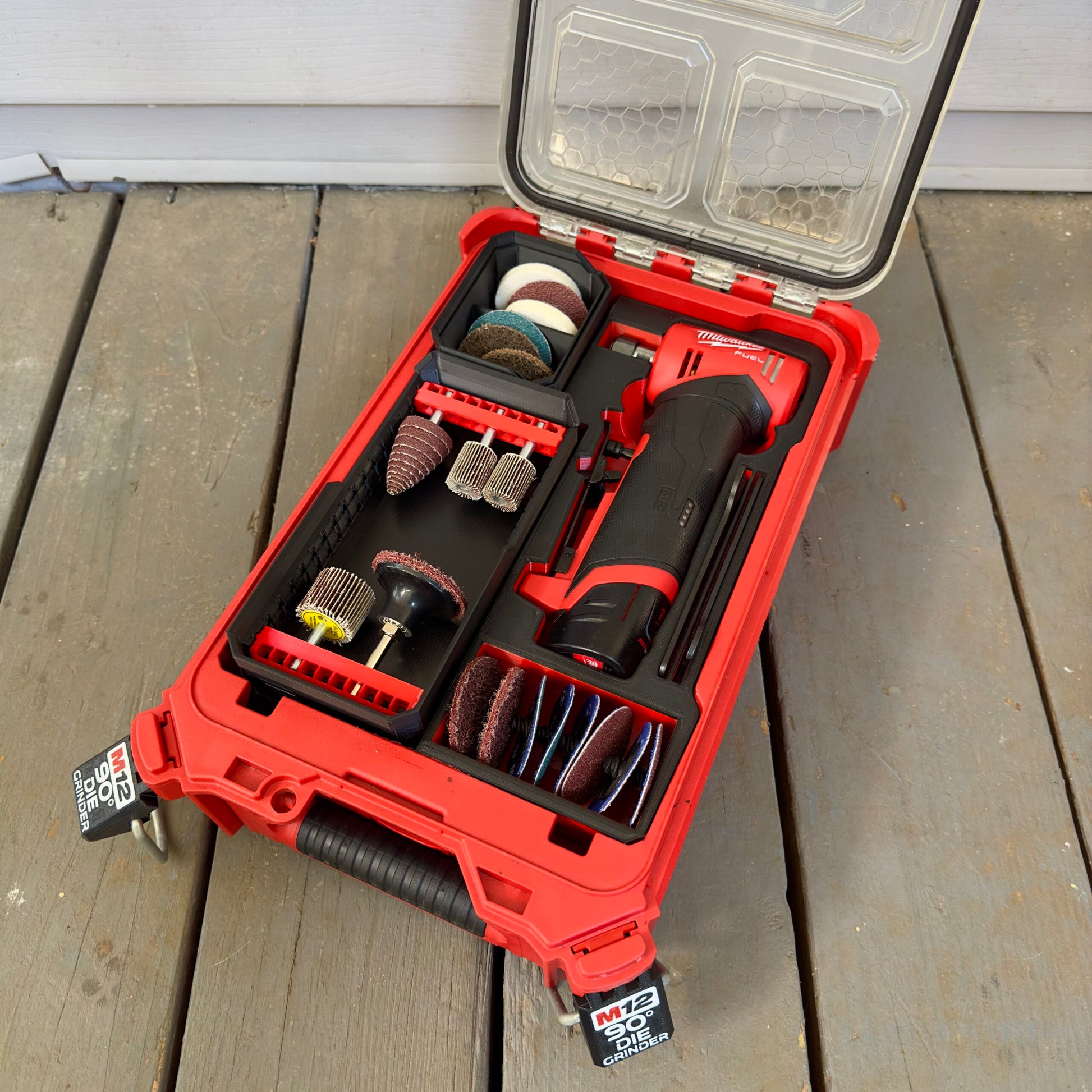 Ultimate M12 Right Angle Die Grinder Organization Kit - Box image 0
