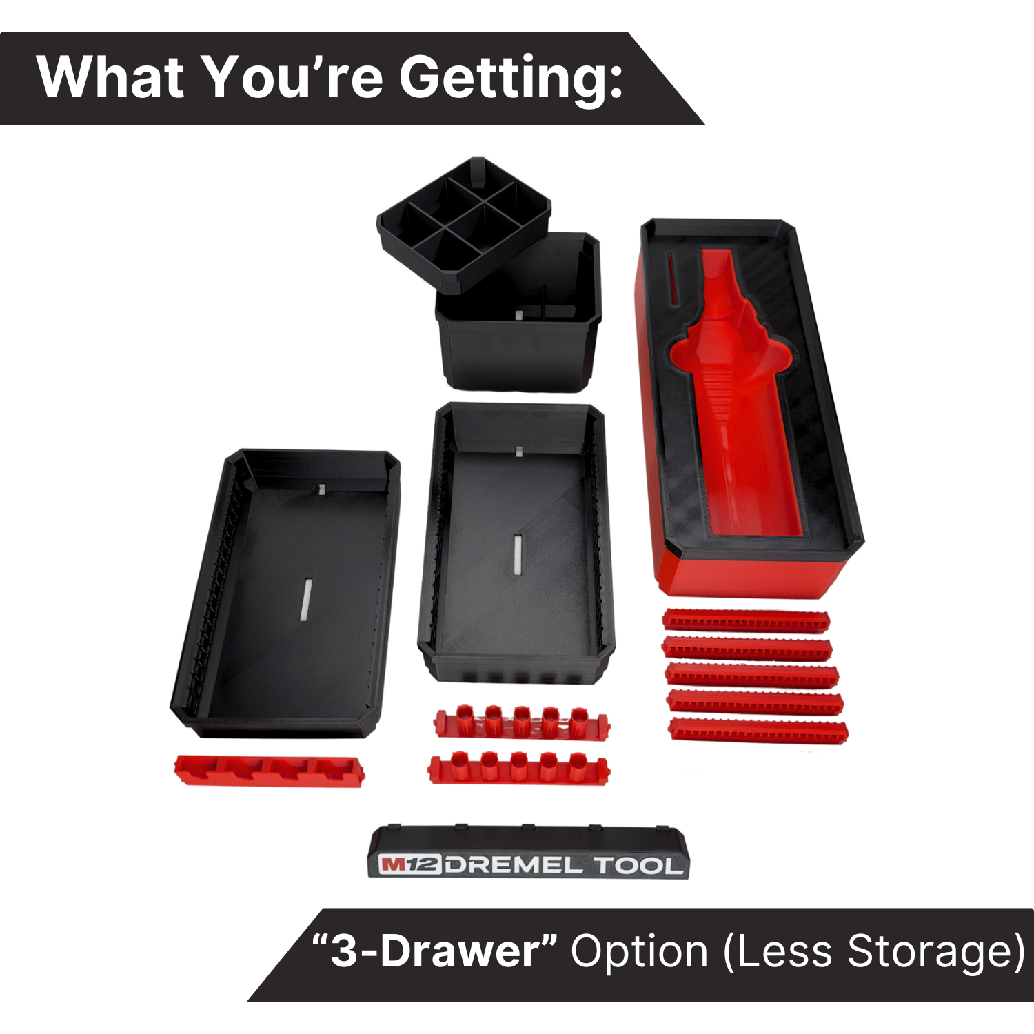 M12 Dremel Ultimate Organization Kit - Drawers image 5