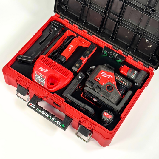 M12 Laser Level 3-Plane Custom Packout Insert | Tool Case