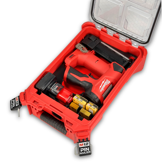 M12 Pin Nailer Custom Packout Insert | Small Parts Organizer