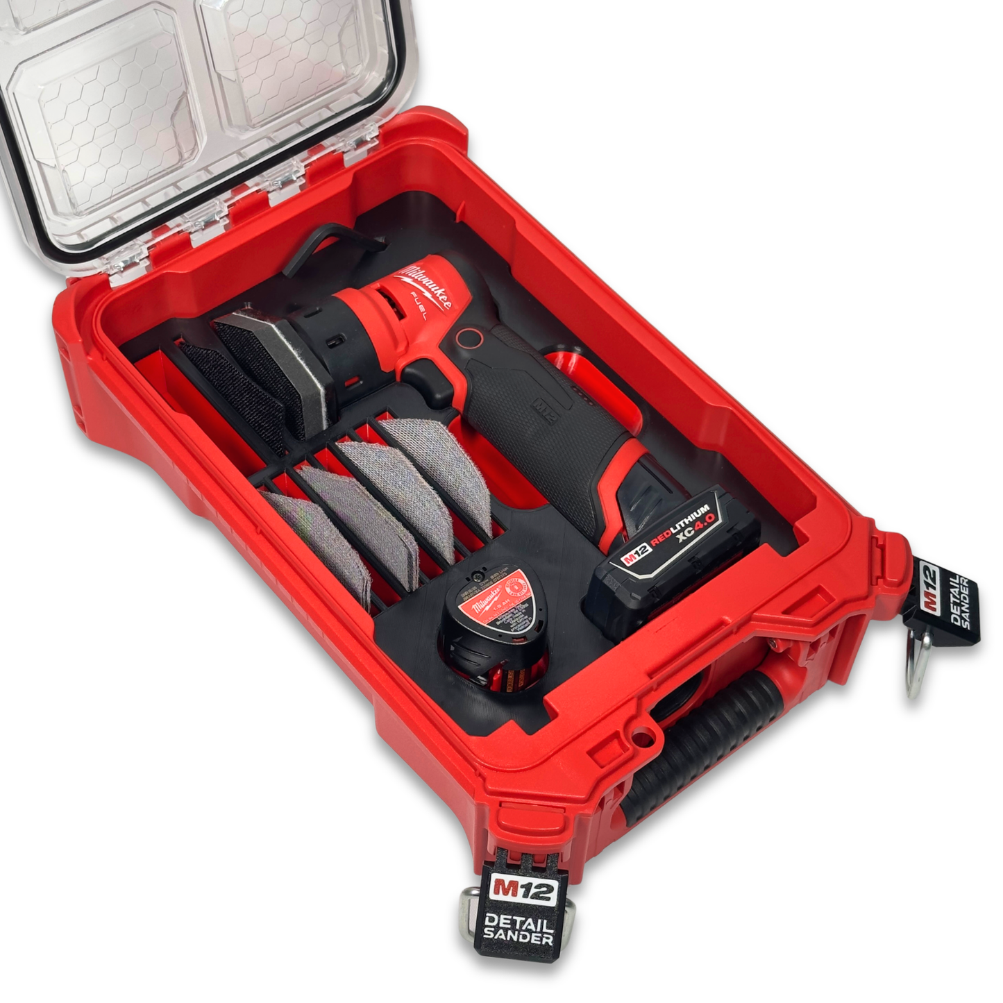 M12 Detail Sander Insert | Small Parts Organizer