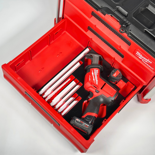 PACKOUT M12 FUEL Hackzall Reciprocating Saw Kit - Drawers
