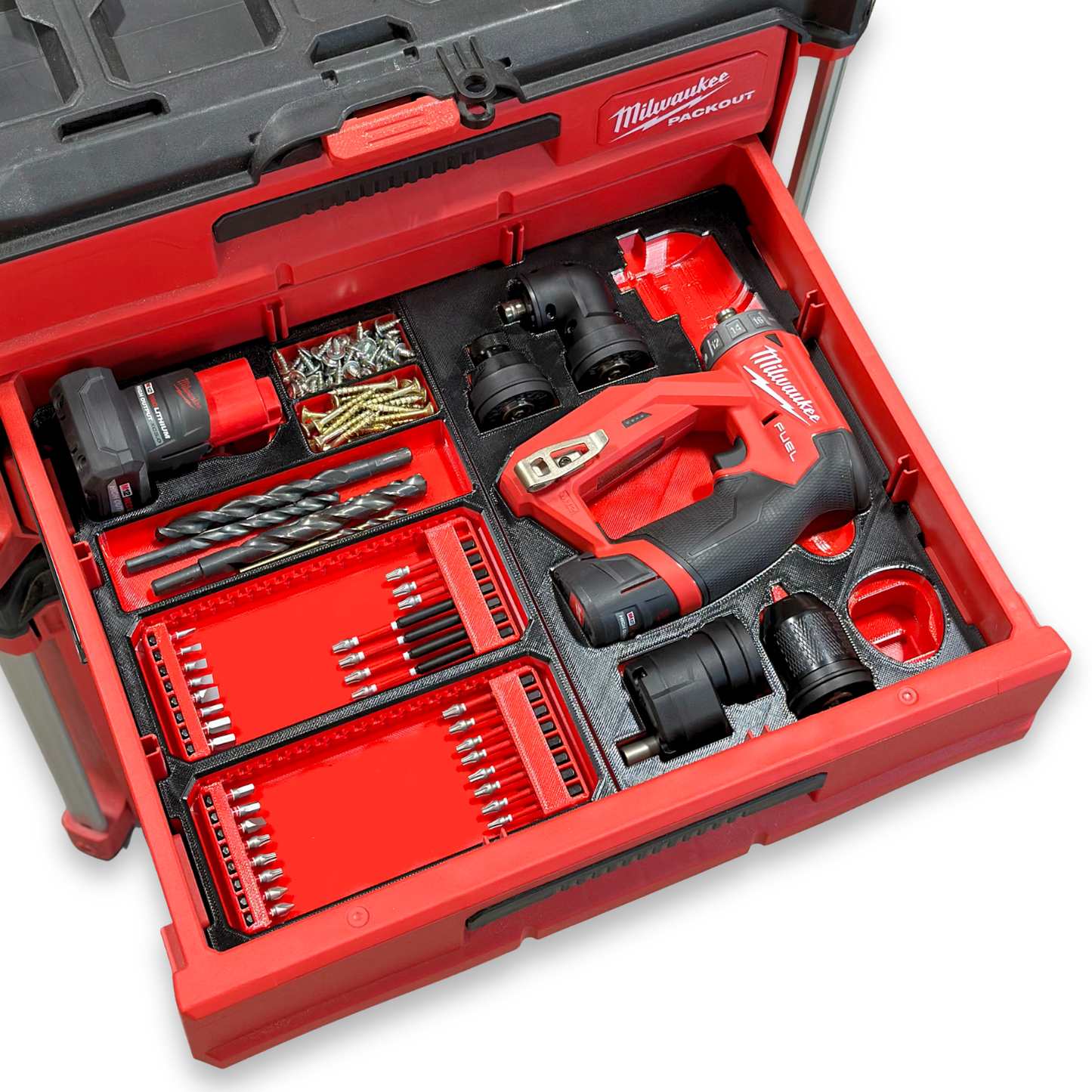 M12 Install Drill/Driver Organization Kit - Drawers