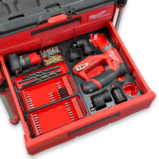 M12 Install Drill/Driver Organization Kit - Drawers
