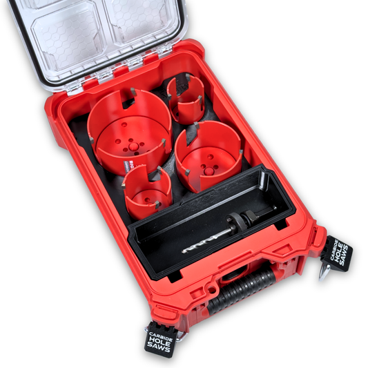 Carbide Hole Saw 8 pc Organization Kit | Small Parts Organizer