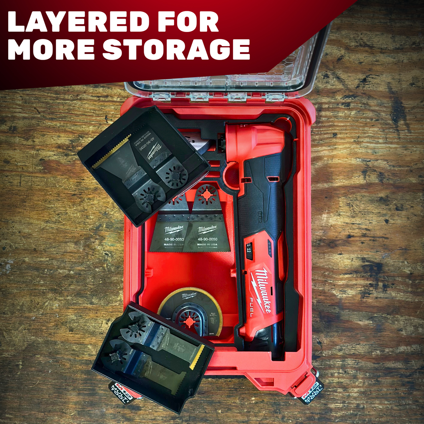 M12 Oscillating Multi Tool Organization Kit - Box