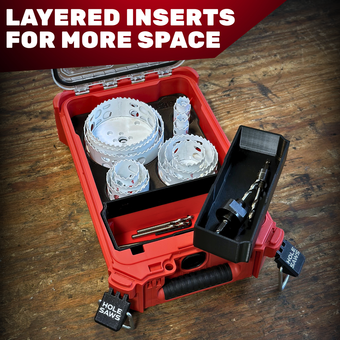 Hole Saw 21 pc Organization Kit - Packout Box