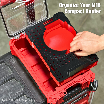 M18 Compact Router Insert | Small Parts Organizer