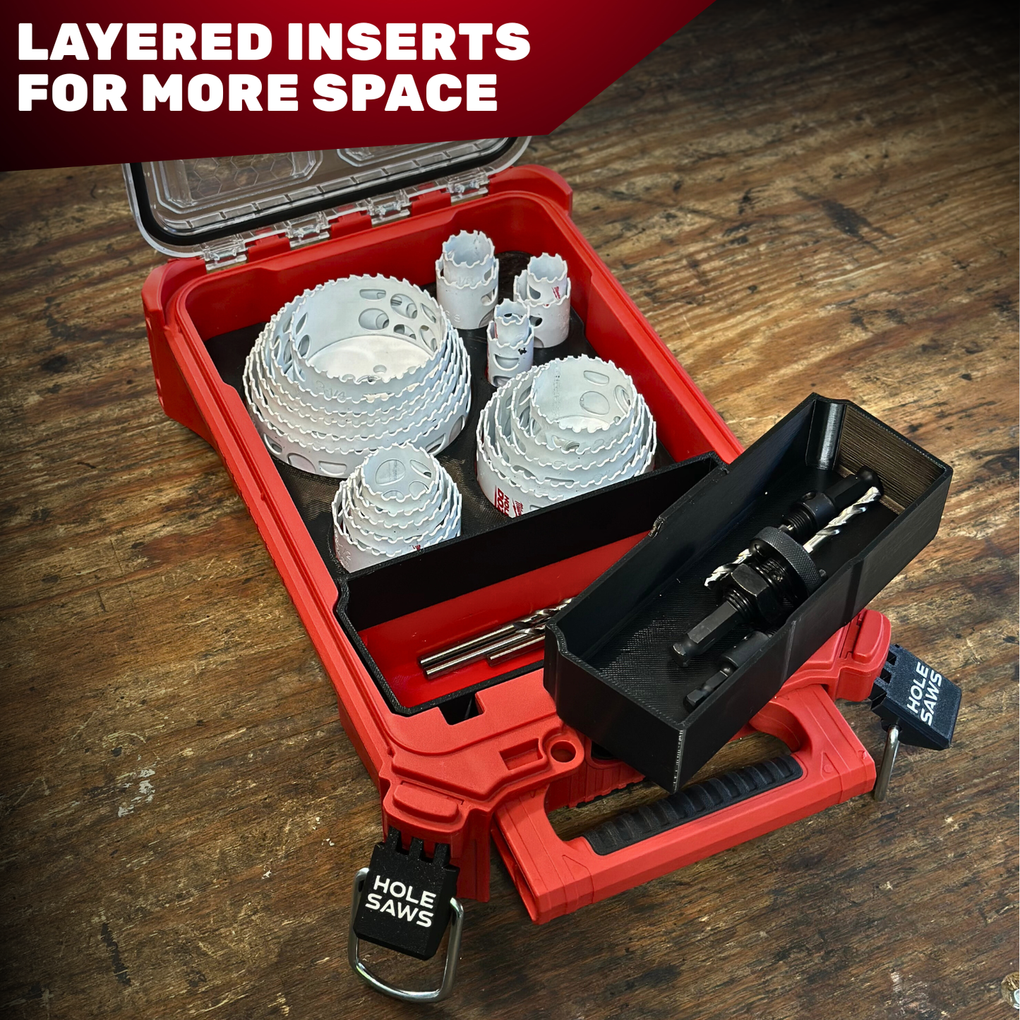 Hole Saw 28 pc Organization Kit - Packout Box