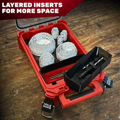 Hole Saw 28 pc Organization Kit - Packout Box