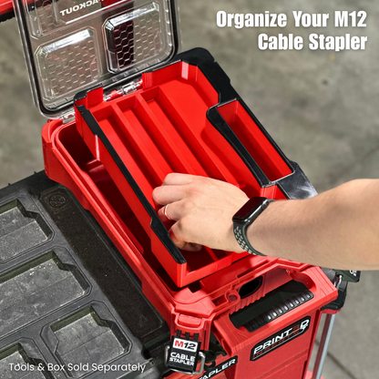 M12 Cable Stapler Insert | Small Parts Organizer