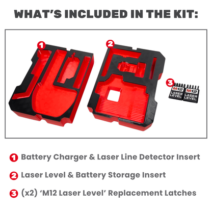 M12 Laser Level 3-Plane Insert | Medium Tool Box