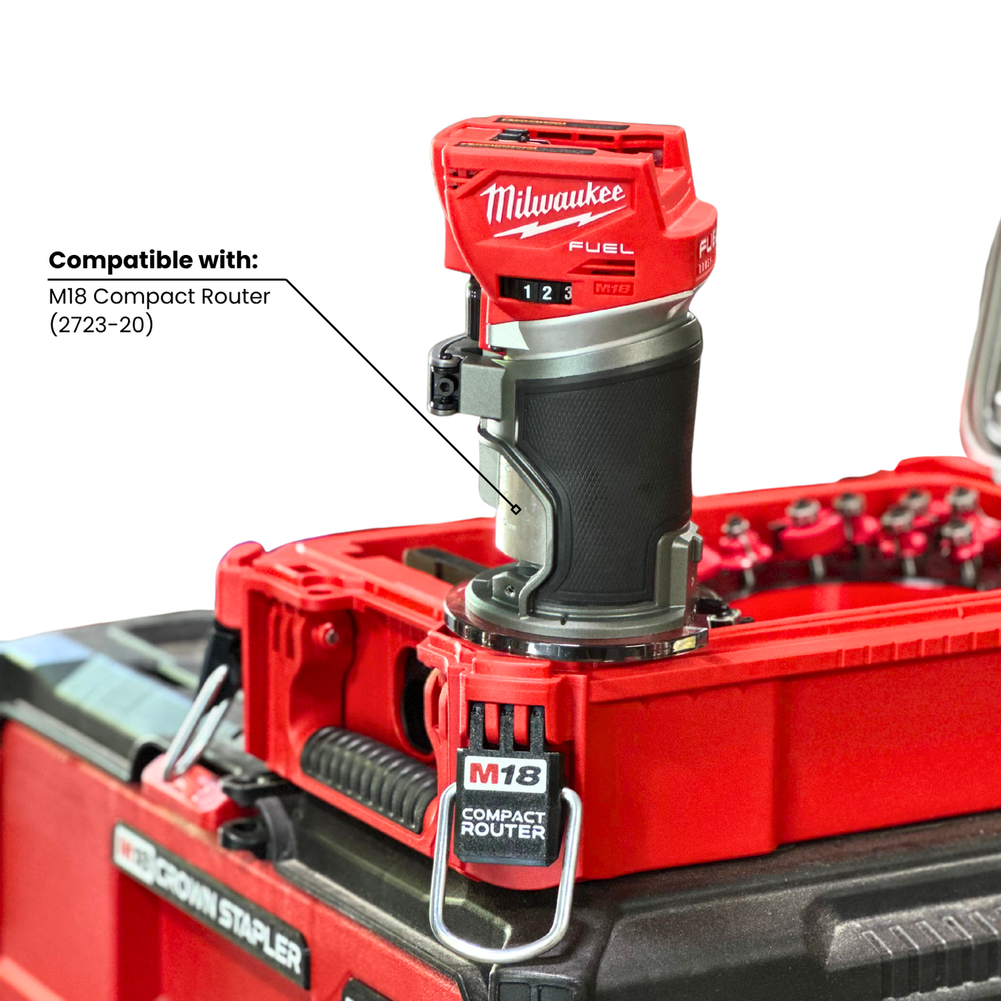 M18 Compact Router Insert | Small Parts Organizer