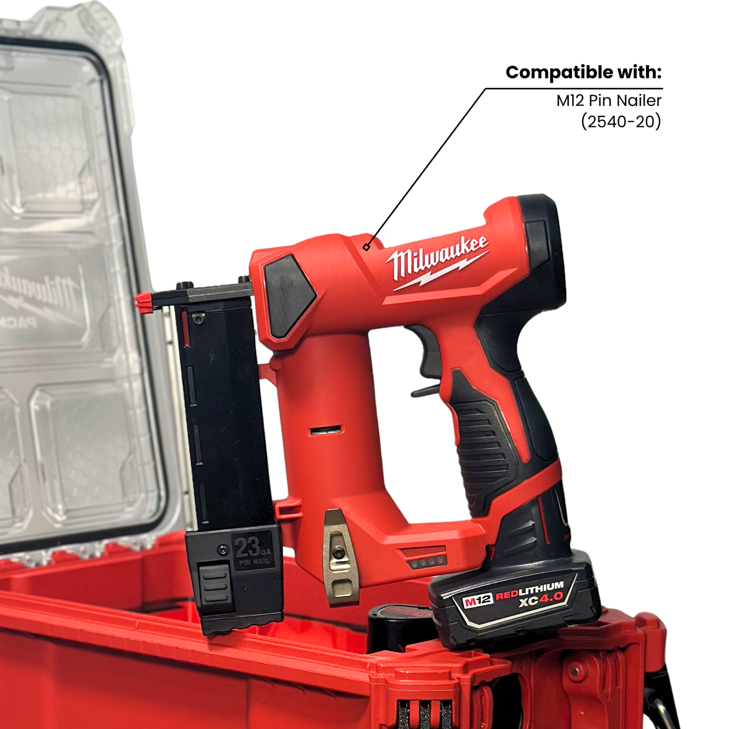 M12 Pin Nailer Custom Packout Insert | Small Parts Organizer