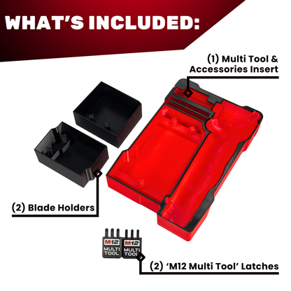 M12 Oscillating Multi Tool Organization Kit - Box