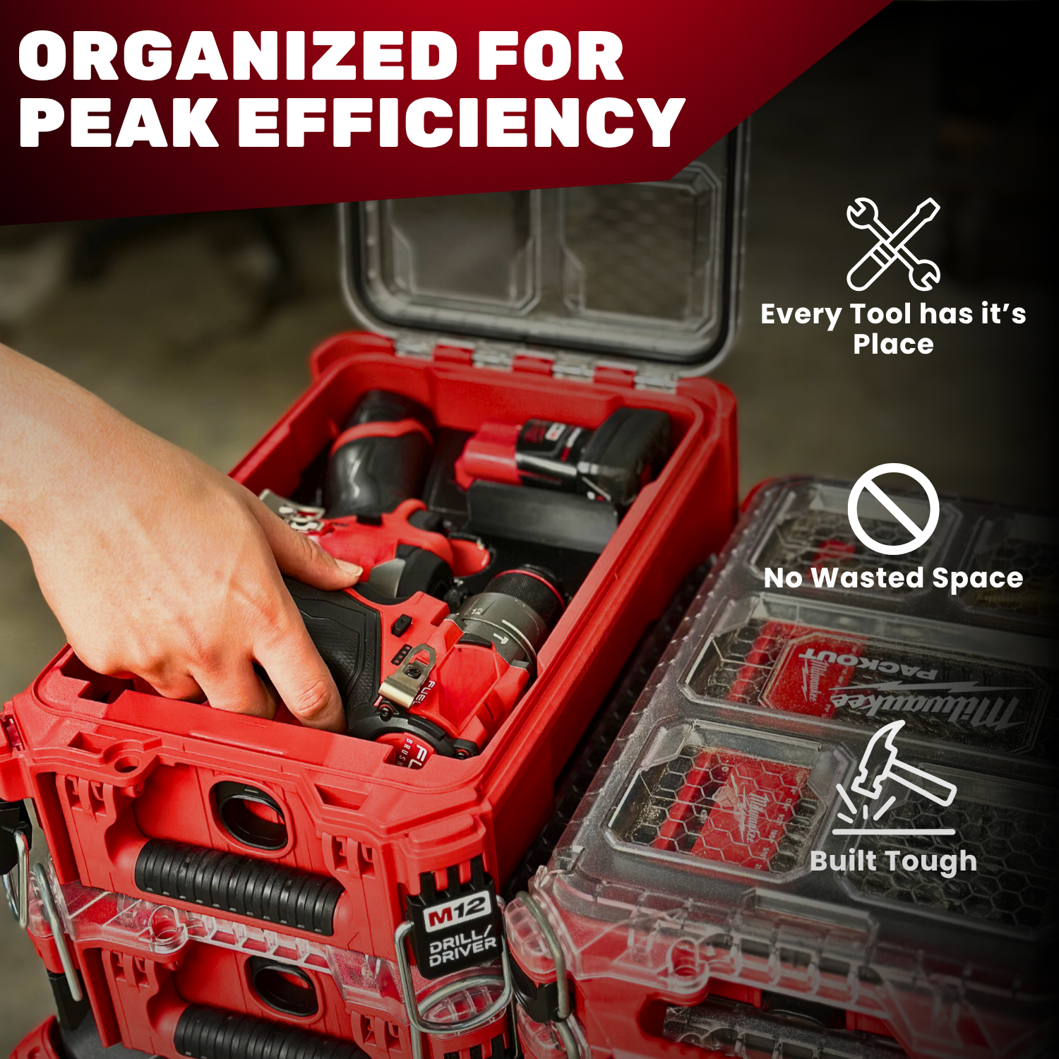 m12 booster box Ultimate M12 Drill/Driver Organization Kit