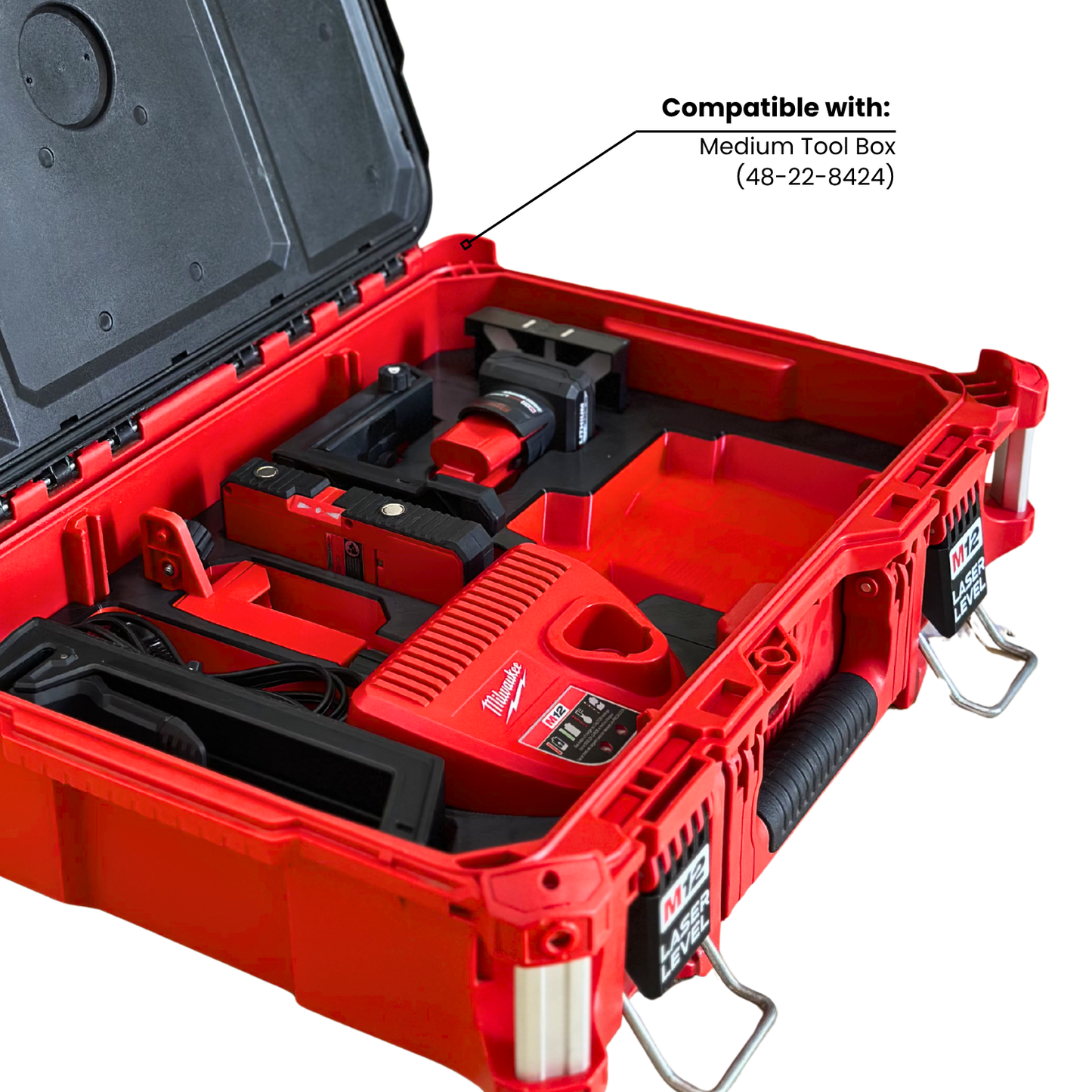 M12 Laser Level 3-Plane Insert | Medium Tool Box
