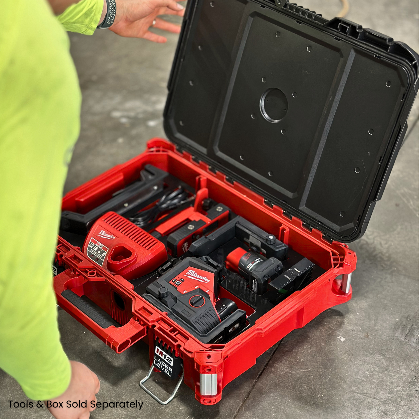 M12 Laser Level 3-Plane Insert | Medium Tool Box
