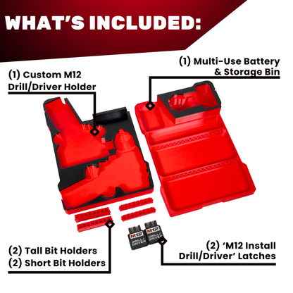Ultimate M12 Drill/Driver Organization Kit - Box