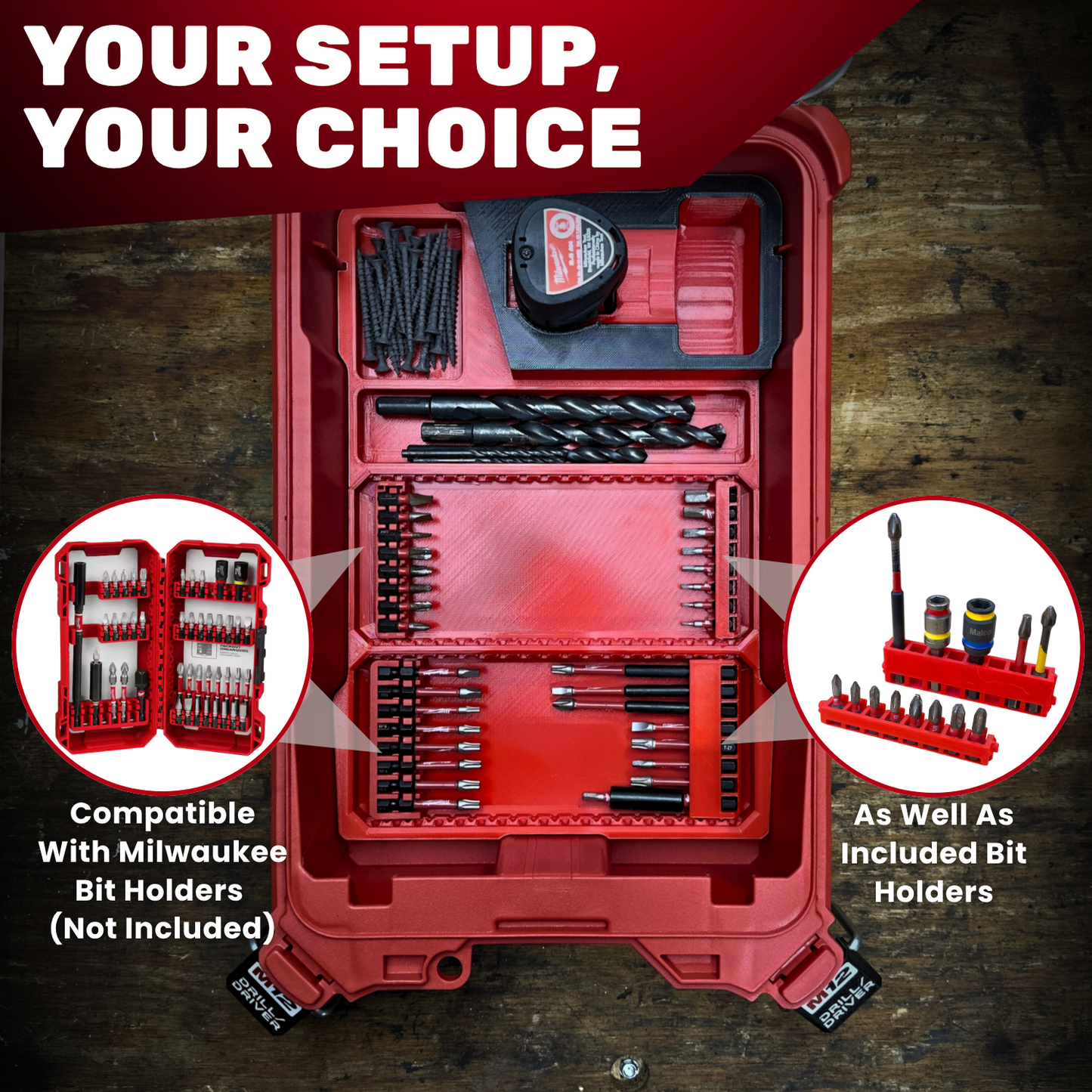 Ultimate M12 Drill/Driver Organization Kit - Box