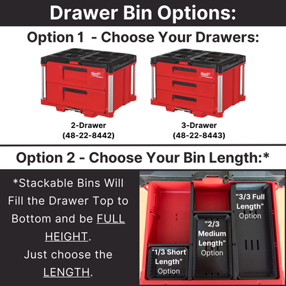 Packout Drawer Bins