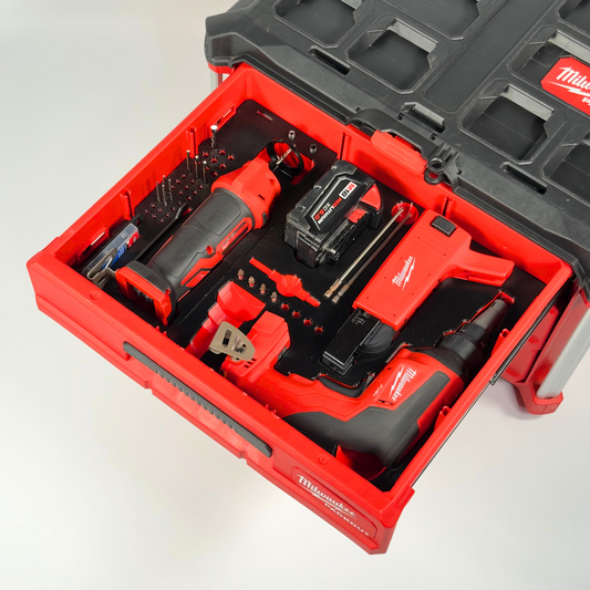 M18 Drywall Tools Custom Packout Insert | Drawers