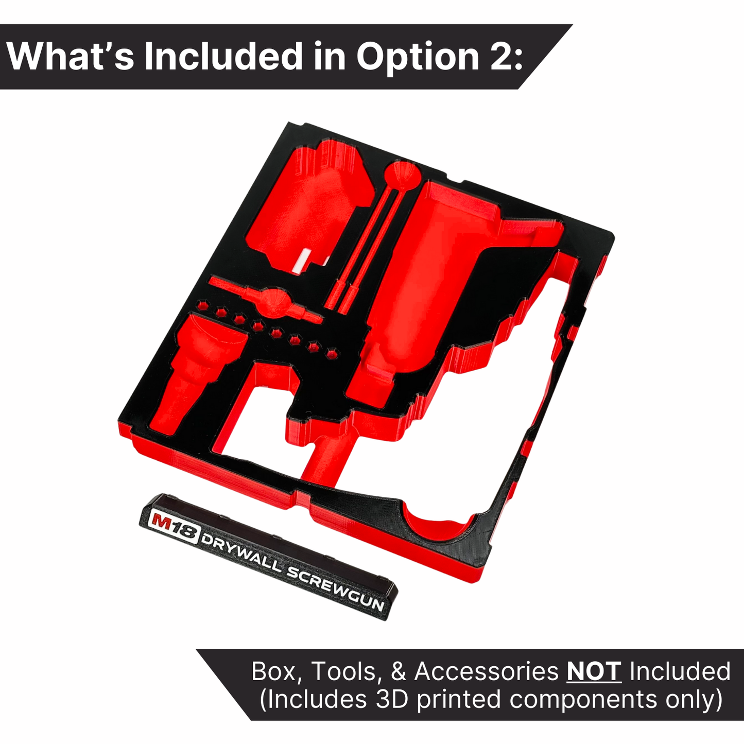 M18 Drywall Tools Custom Packout Insert | Drawers