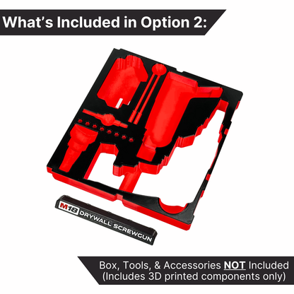 M18 Drywall Tools Custom Packout Insert | Drawers
