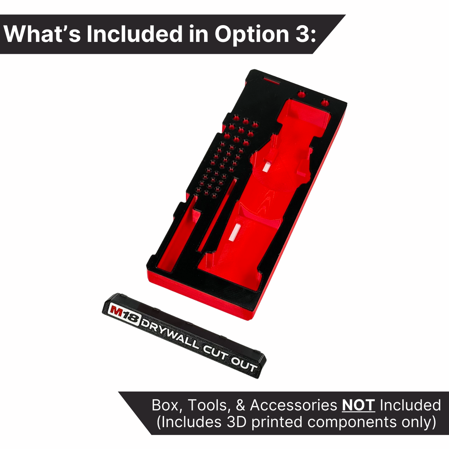 M18 Drywall Tools Custom Packout Insert | Drawers
